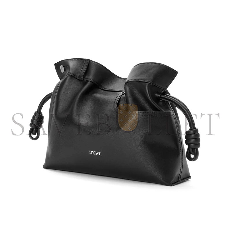 LOEWE PANTA MEDIUM FLAMENCO CLUTCH IN SHINY CALFSKIN A411FC1XBV (30*24.5*10.5cm)